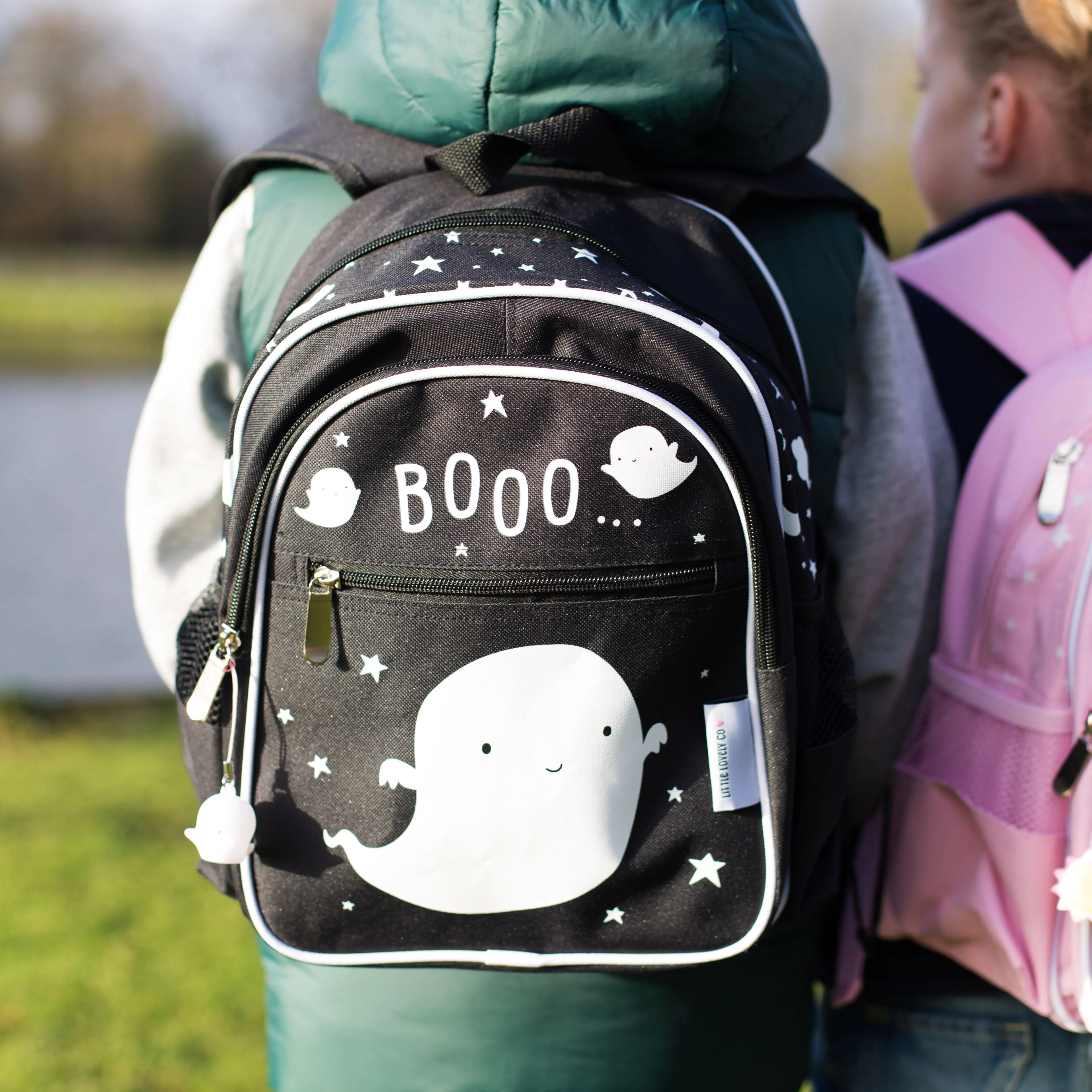 A Little Lovely Company Backpack Ghost