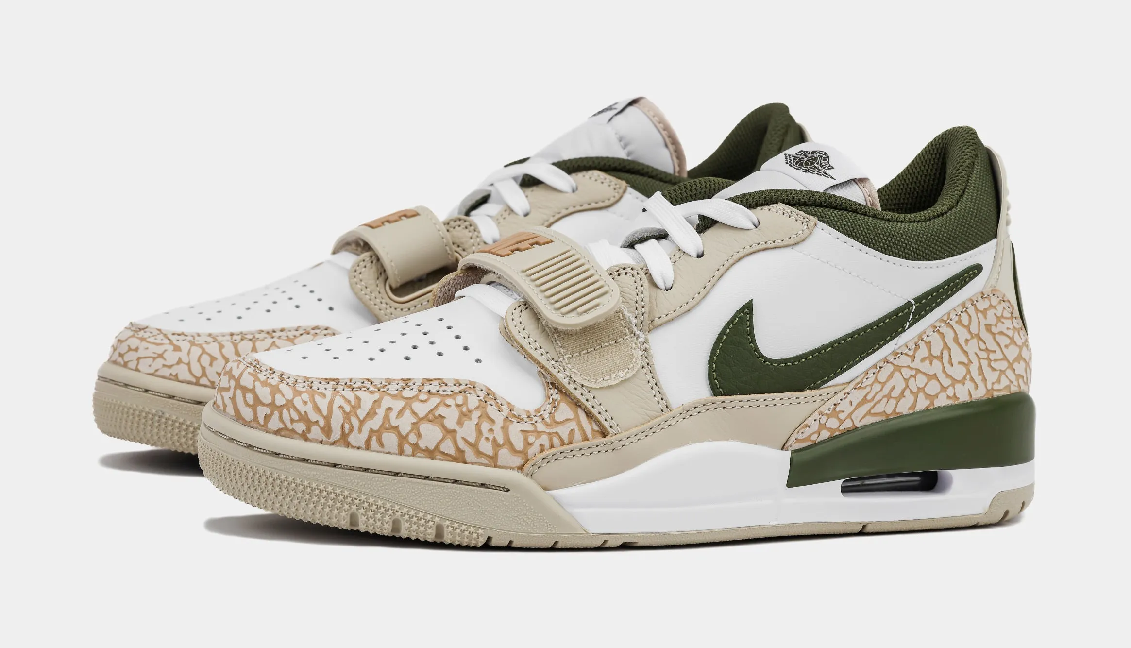 Air Jordan Legacy 312 Low PSG Mens Lifestyle Shoes (Sanddrift/White/Rough Green/Hemp)