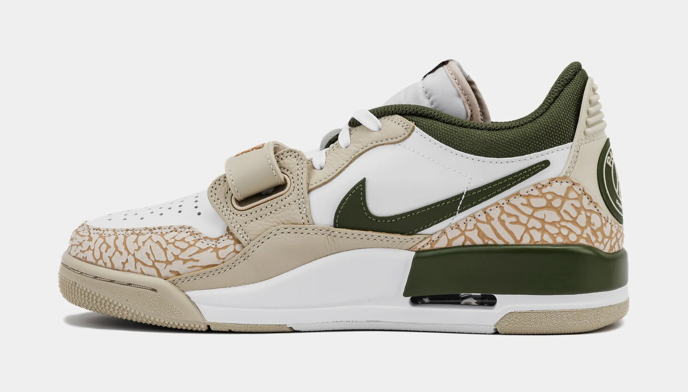 Air Jordan Legacy 312 Low PSG Mens Lifestyle Shoes (Sanddrift/White/Rough Green/Hemp)