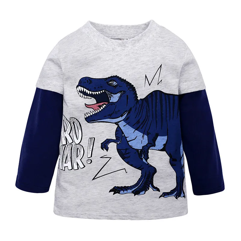 Baby Clothes Boy Cottoming Shirt Children Long Sleeve T-shirt