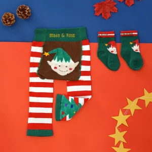 Baby Clothing 'Festive Christmas Elf' Leggings