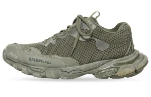 Balenciaga Track 3.0 Chunky Men Sneakers, Dark Green