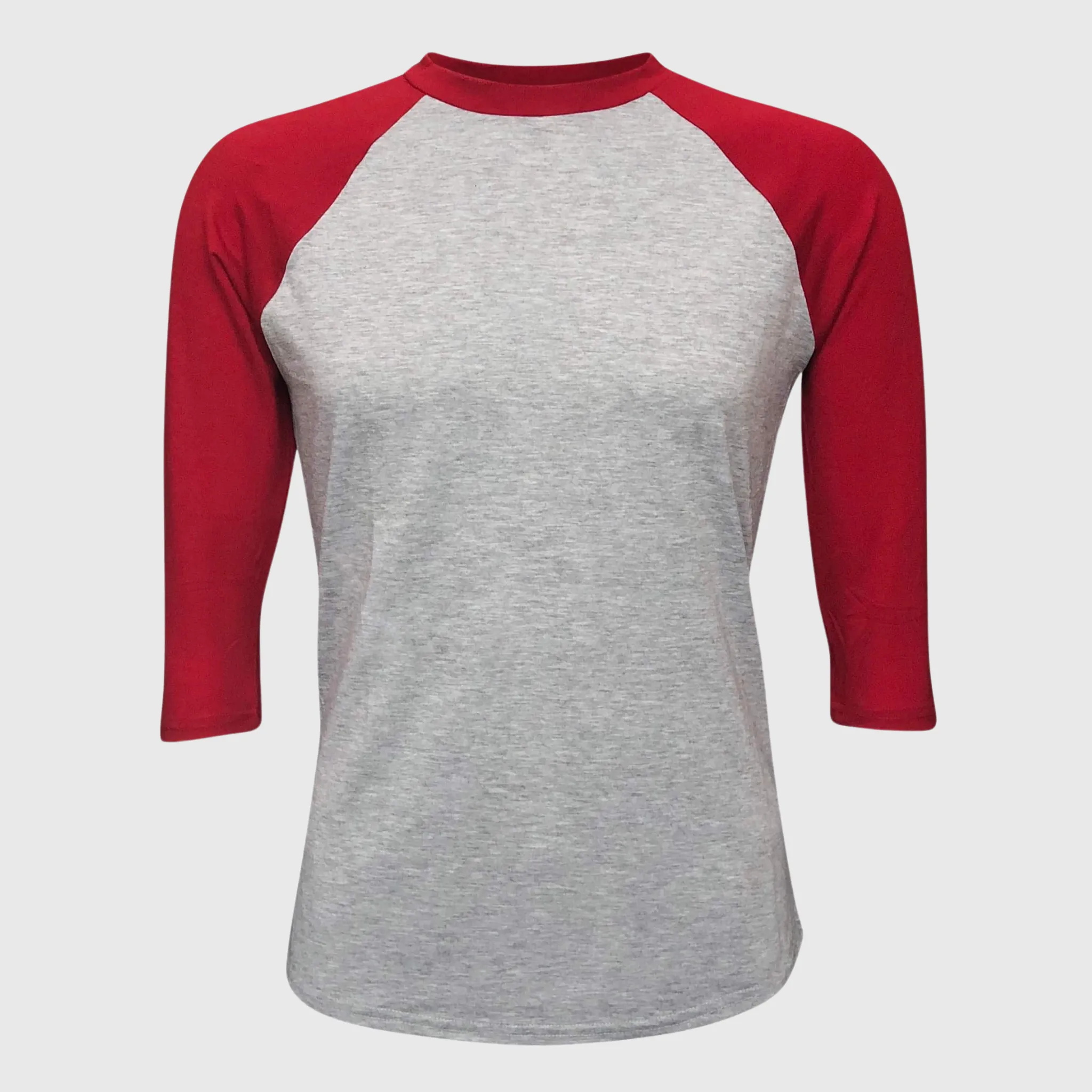 Baseball Polyester Raglan Tee - Gray Body