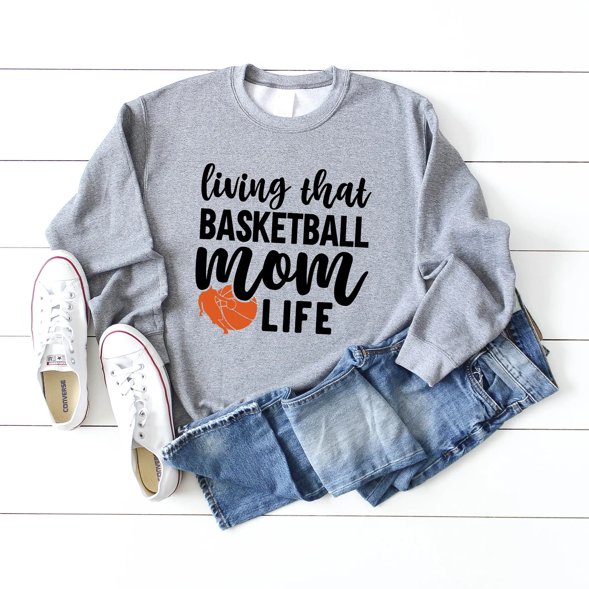 Basketball Mom Life | Sweatshirt