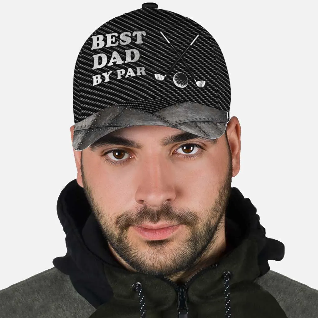 Best Dad By Par Classic Cap Hat Golf Baseball Cap Hat For Men And Women, Golf Cap Hat