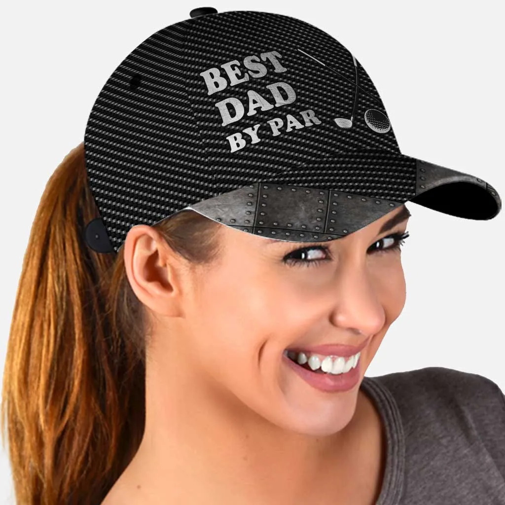 Best Dad By Par Classic Cap Hat Golf Baseball Cap Hat For Men And Women, Golf Cap Hat