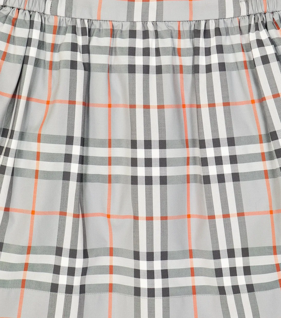 Burberry Kids cotton plaid skirt, multicolor