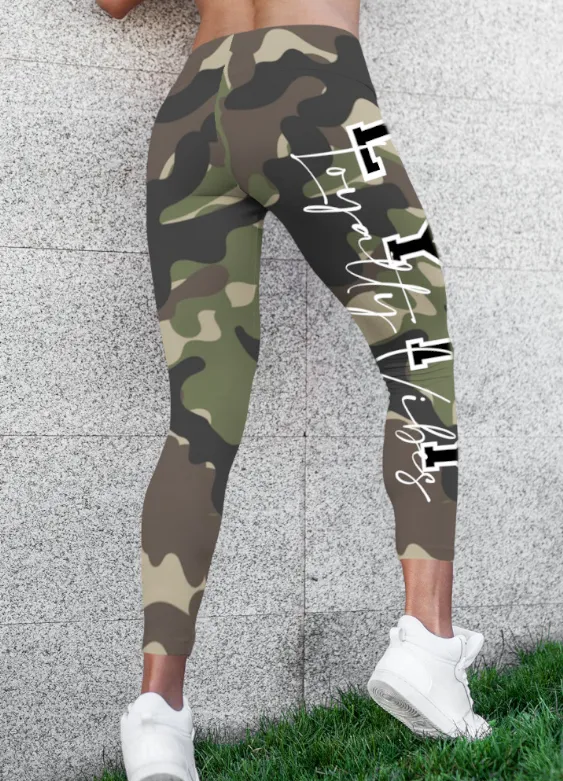 Camo Loyalty Streetwear Leggings