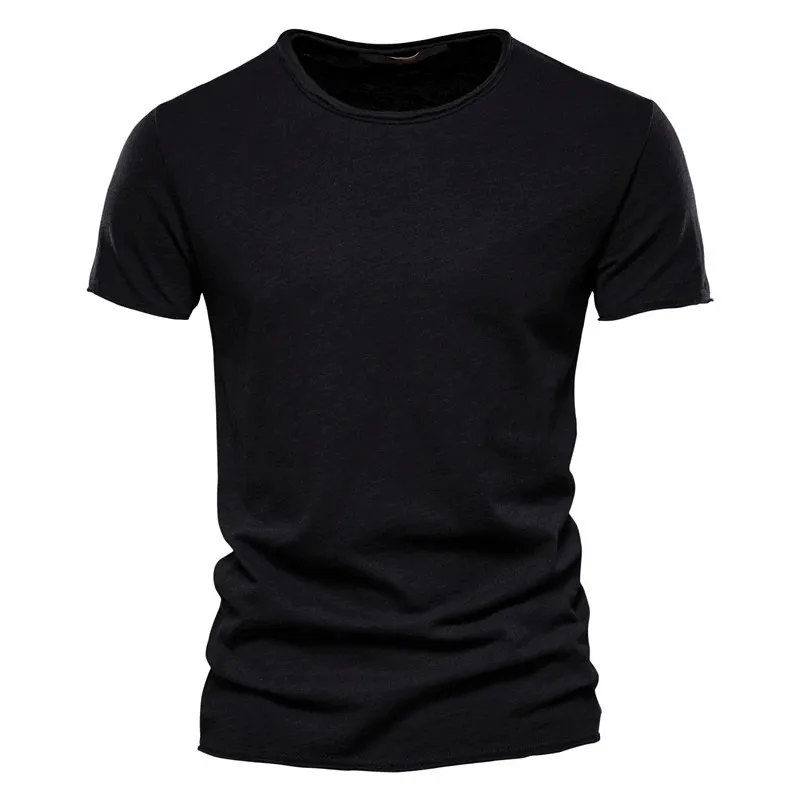 Casual Solid Color Sports Crew Neck T-Shirt For Men - SF1785