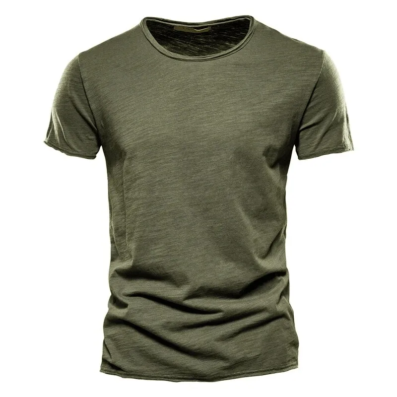 Casual Solid Color Sports Crew Neck T-Shirt For Men - SF1785