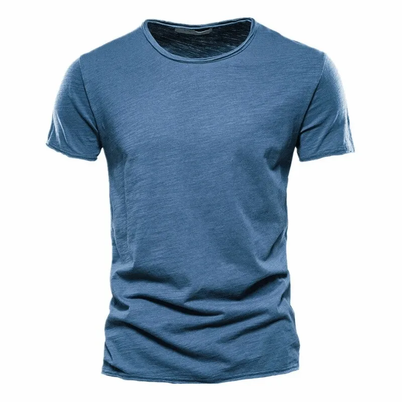 Casual Solid Color Sports Crew Neck T-Shirt For Men - SF1785