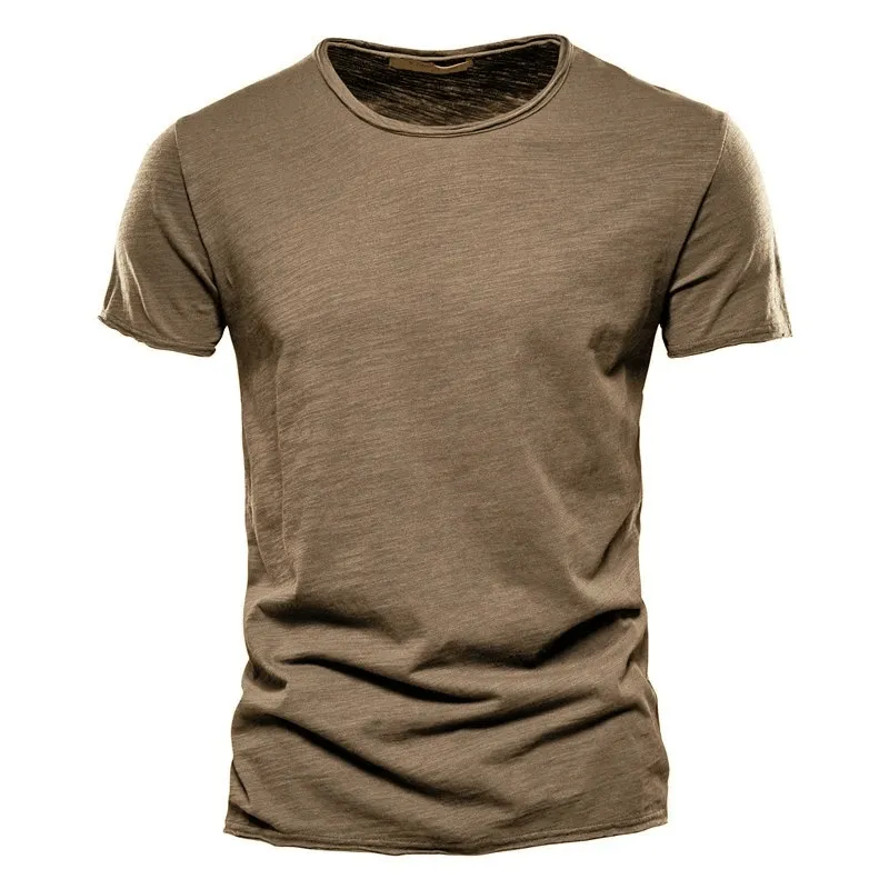 Casual Solid Color Sports Crew Neck T-Shirt For Men - SF1785