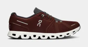 Cloud 5 Mens Running Shoes (Burgundy/White)