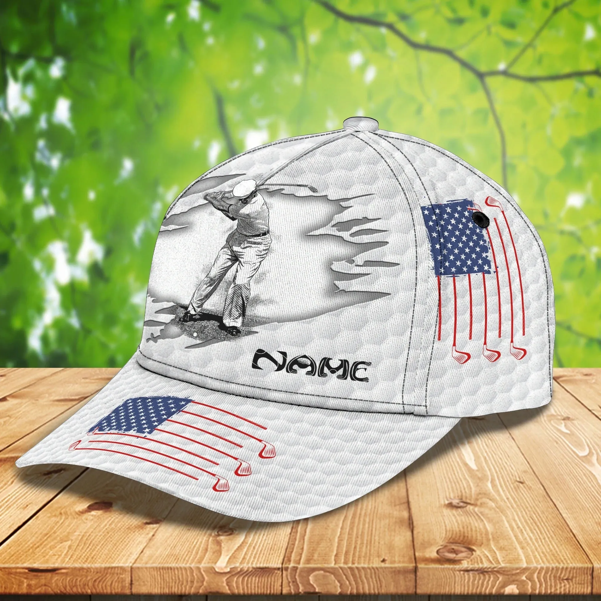 Custom With Name A 3D Cap For Golf Man, Never Underestimate An Old Man Who Loves Golf, Cap Hat For Golf Lover