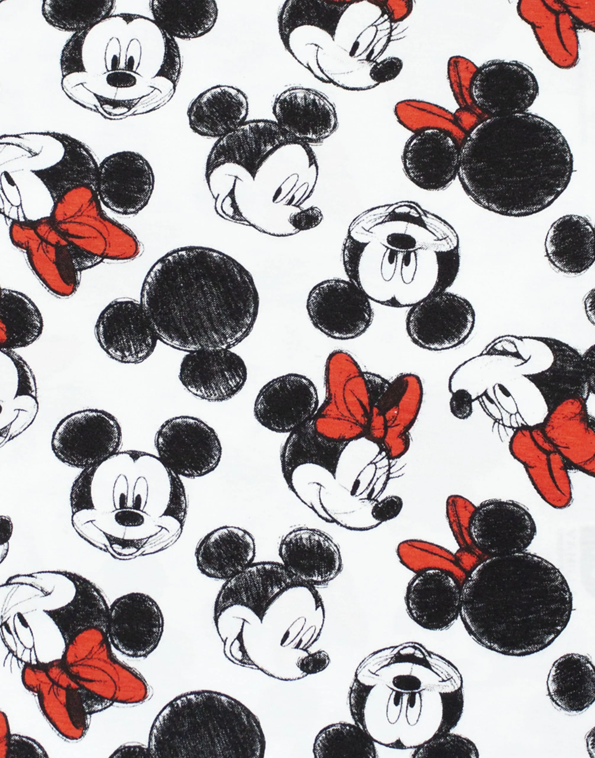 Disney Minnie Mouse Girls White Short Sleeved T-Shirt