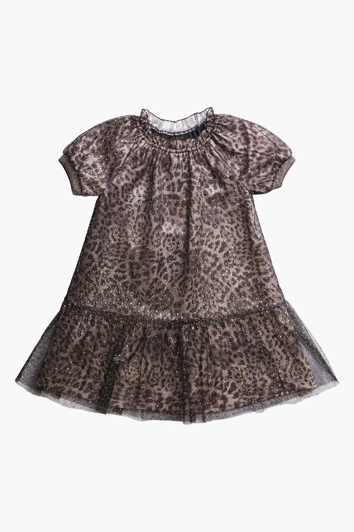 Girls Dress Imoga Naomi Leopard