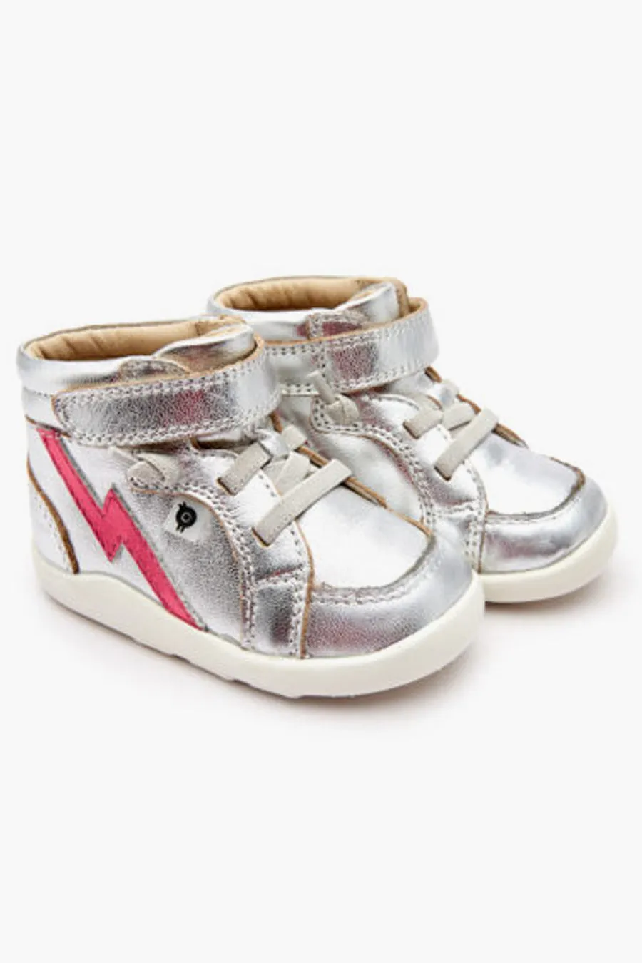 Girls Shoes Old Soles Light The Ground - Silver