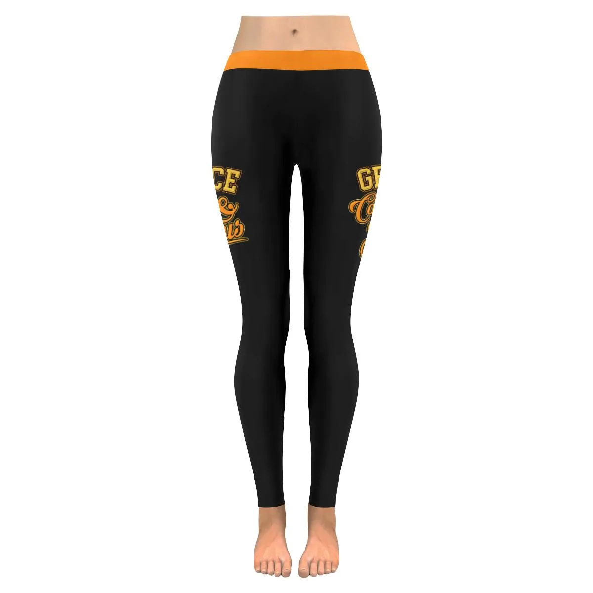 Grace Coffee & Jesus Soft Leggings For Women - Christian Leggings For Women