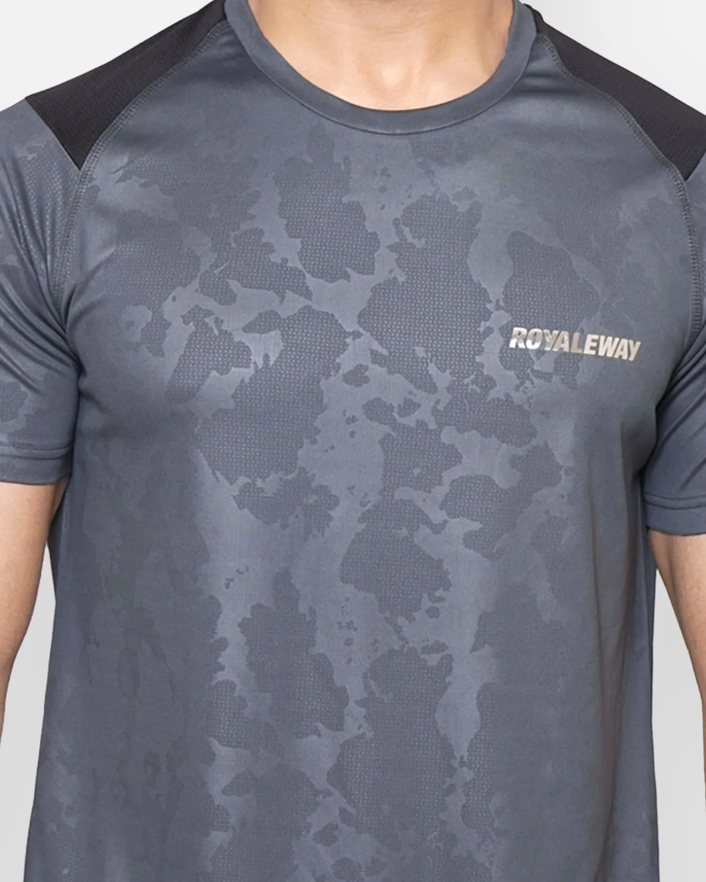 Grey Camouflage Raglan T-Shirt RWM2046