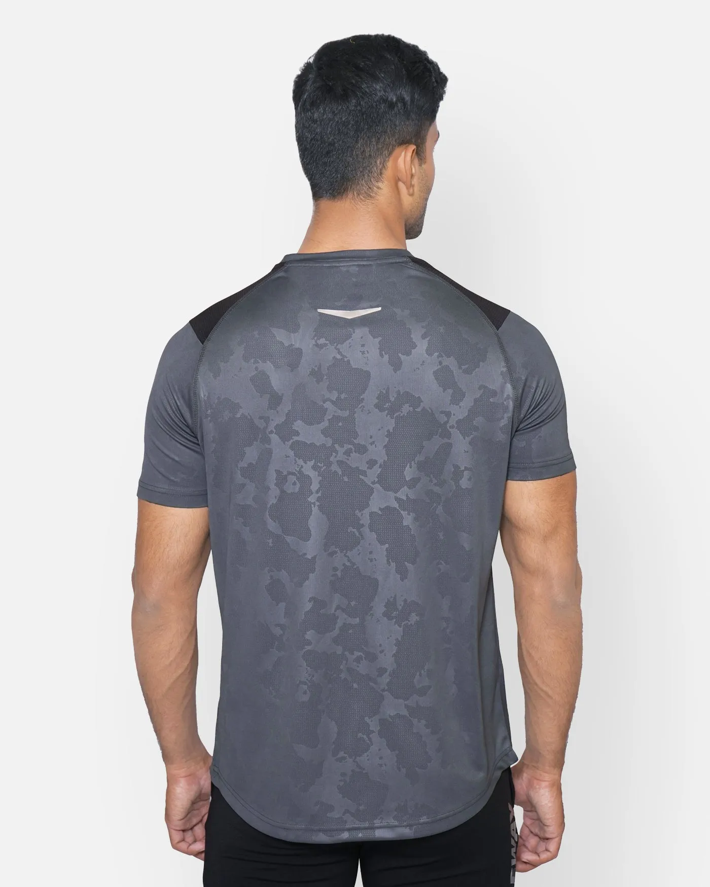 Grey Camouflage Raglan T-Shirt RWM2046