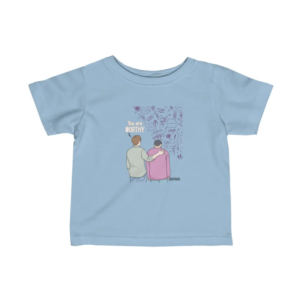 IAC  KIDS T-Shirts Infant Fine Jersey Tee / You are Worthy (Anxiety)