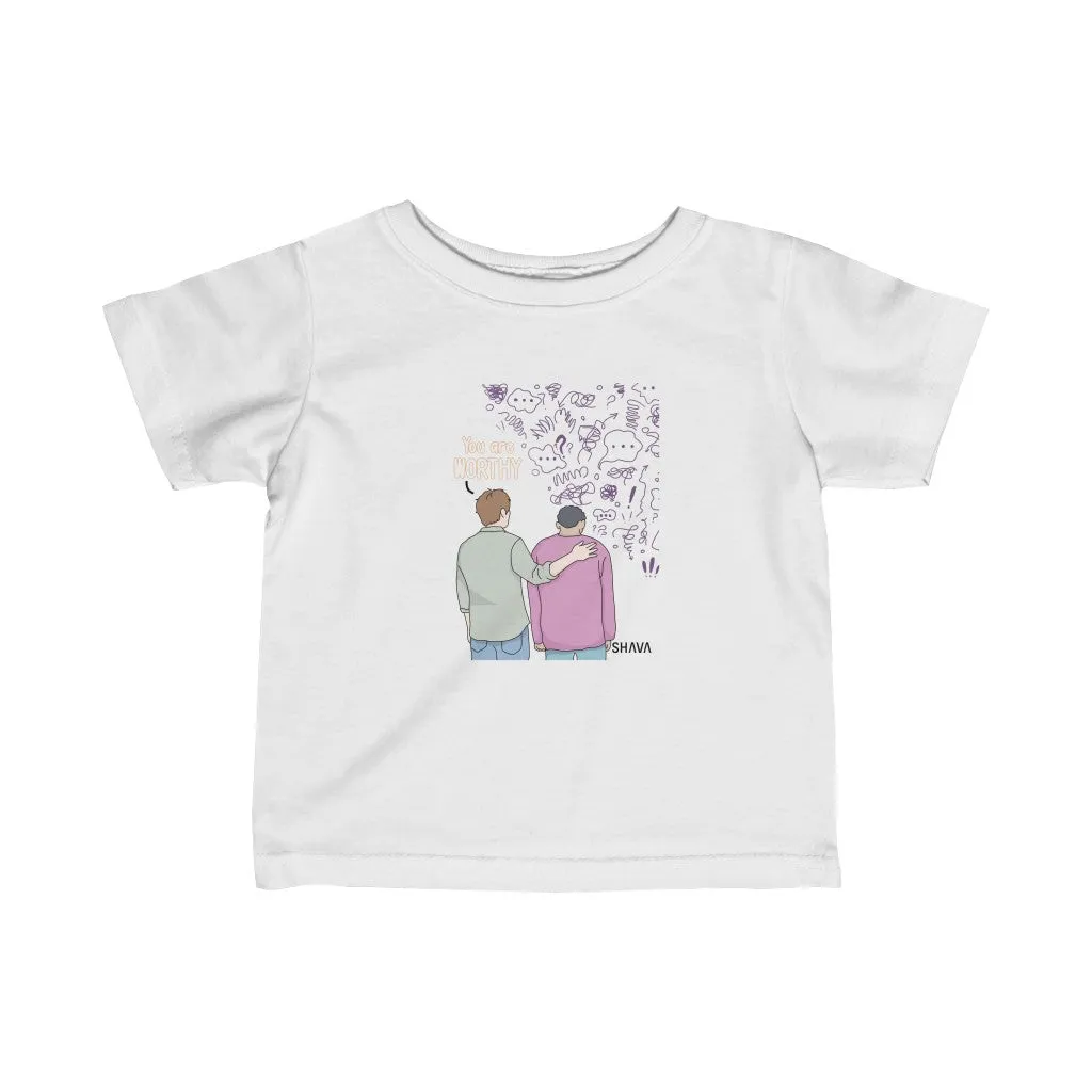 IAC  KIDS T-Shirts Infant Fine Jersey Tee / You are Worthy (Anxiety)