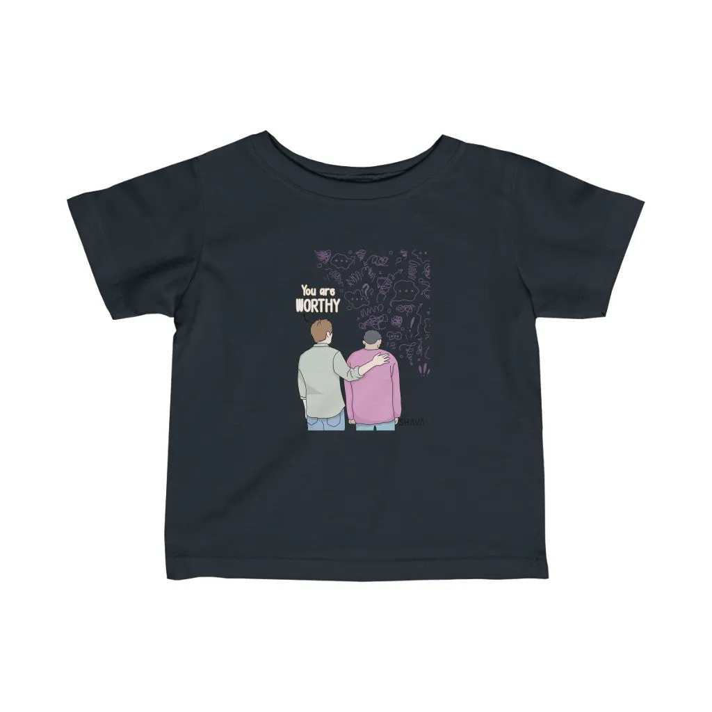 IAC  KIDS T-Shirts Infant Fine Jersey Tee / You are Worthy (Anxiety)