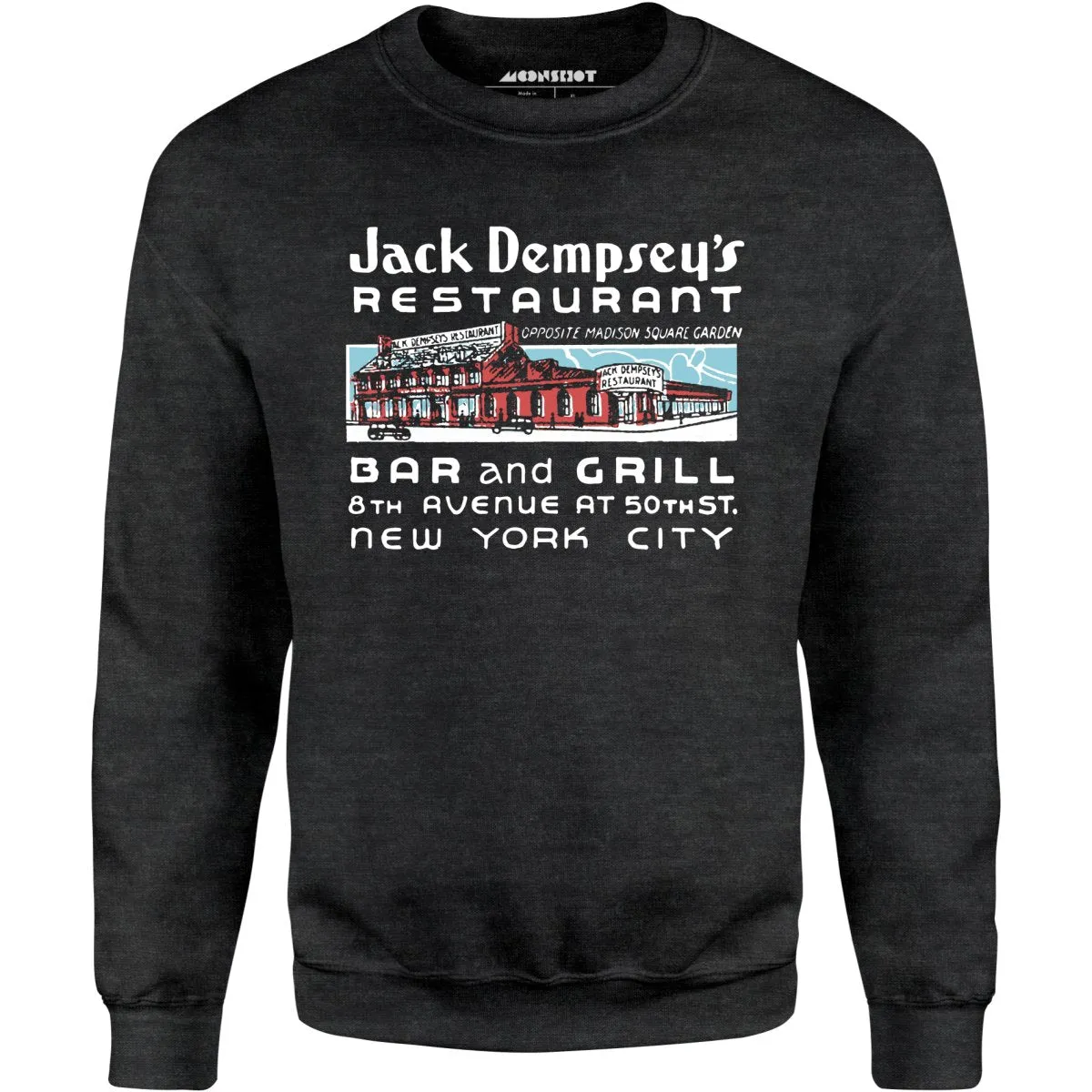 Jack Dempsey's v2 - Manhattan, NY - Vintage Restaurant - Unisex Sweatshirt