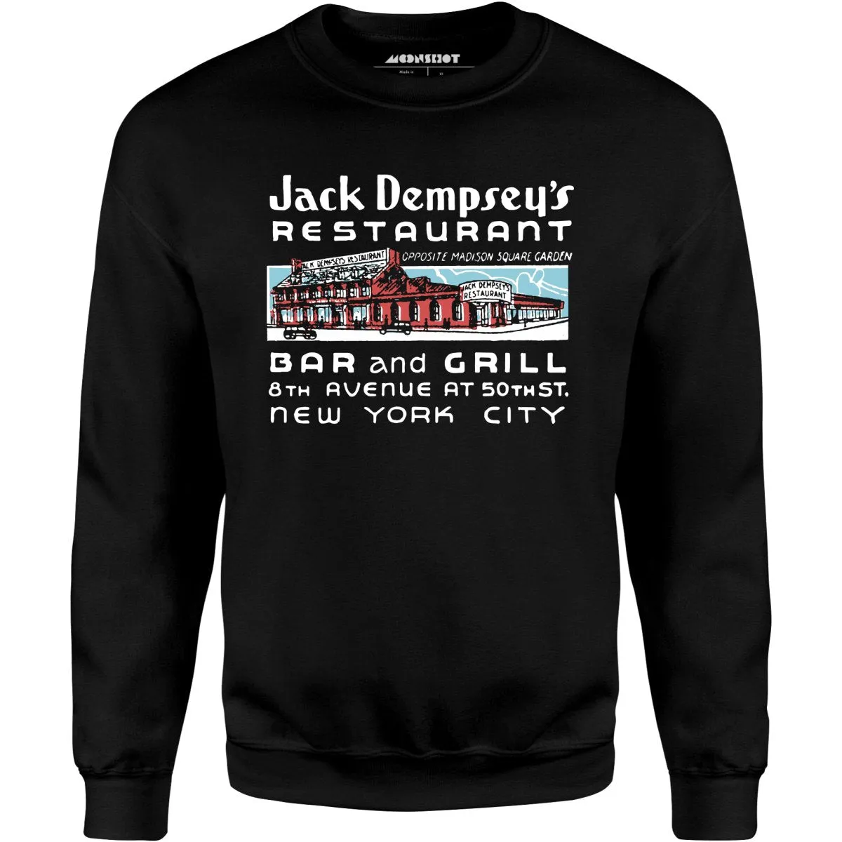 Jack Dempsey's v2 - Manhattan, NY - Vintage Restaurant - Unisex Sweatshirt