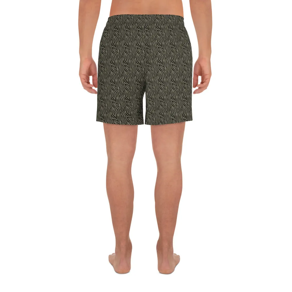 Khaki Zebra Mens Shorts