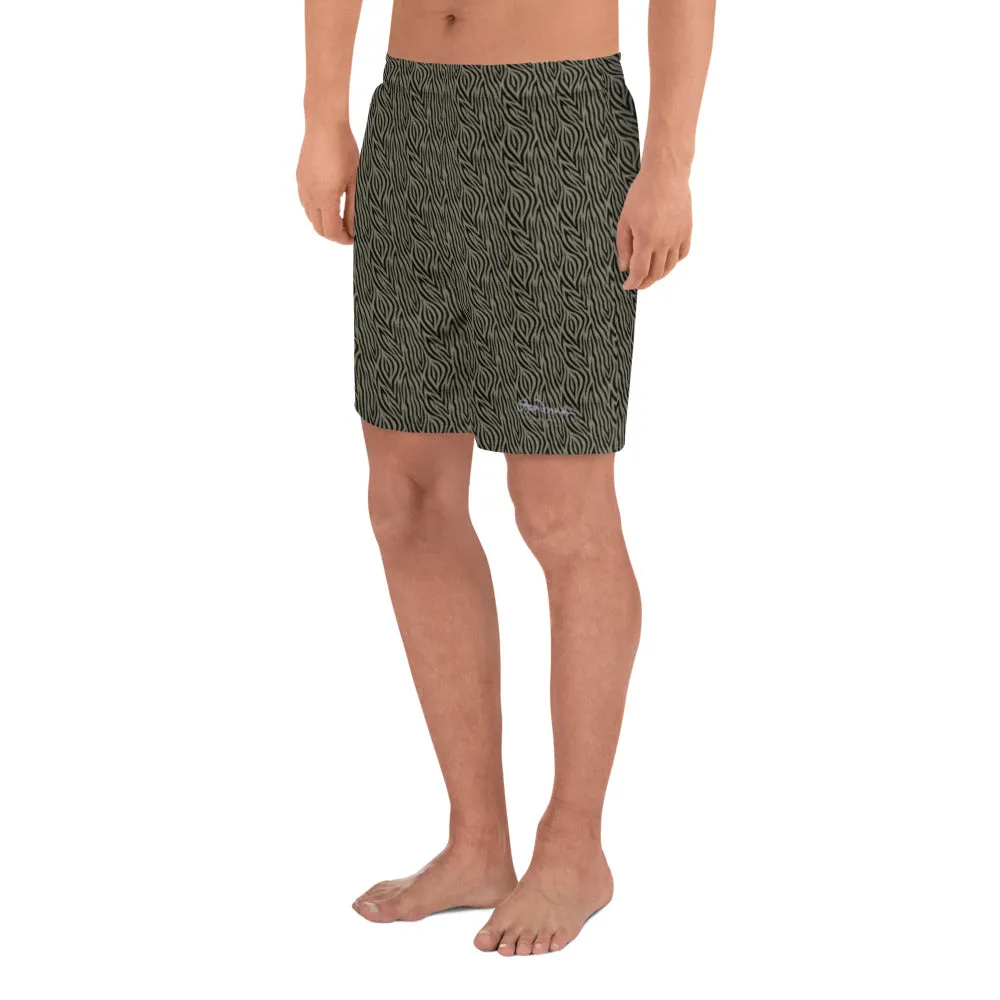 Khaki Zebra Mens Shorts