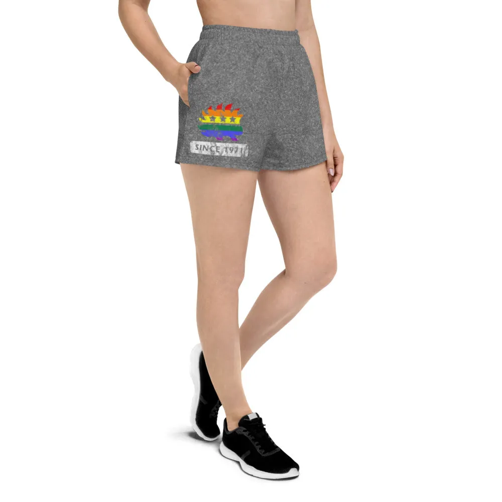 LGBT Porcupine Since 1971 Heather Gray Athletic Short Shorts