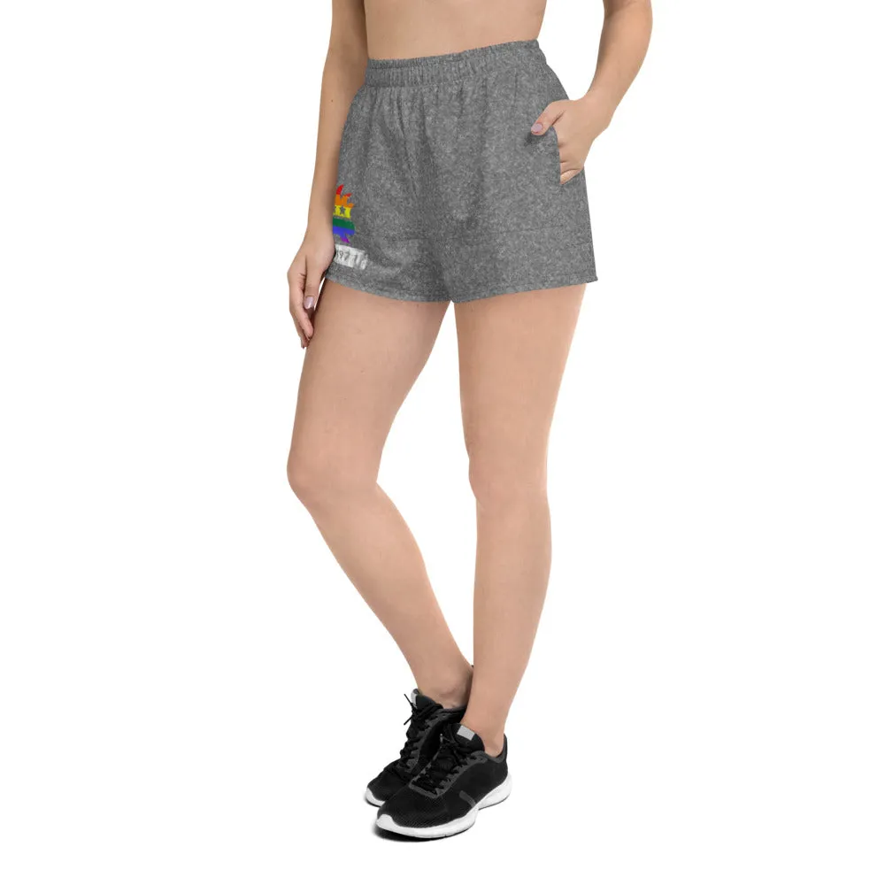 LGBT Porcupine Since 1971 Heather Gray Athletic Short Shorts