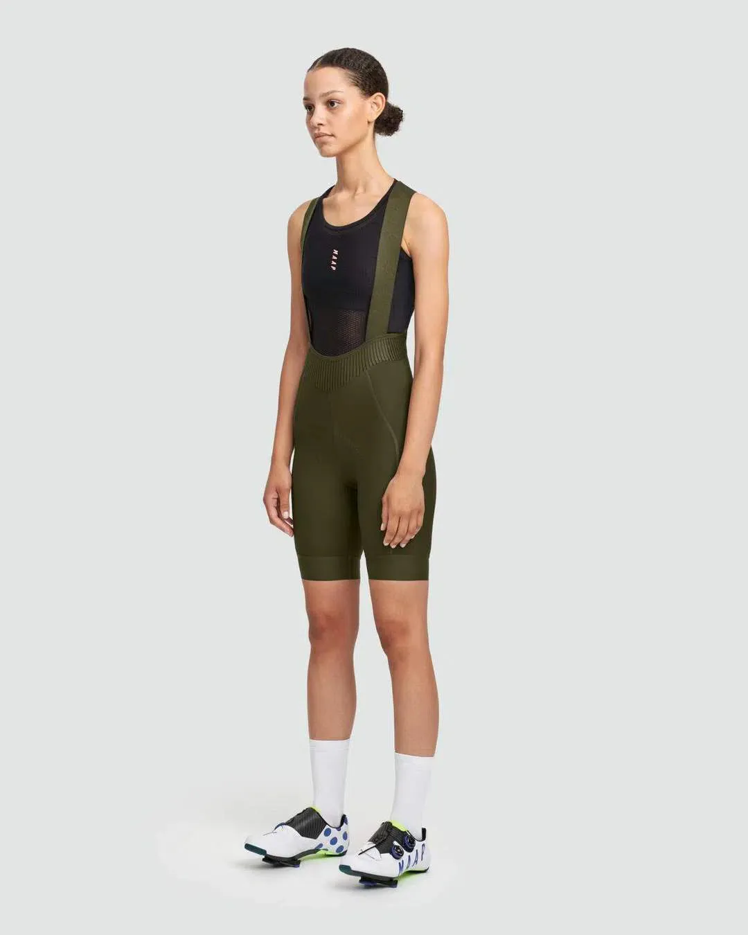 MAAP Team Evo Women Bib Shorts - Olive Drab