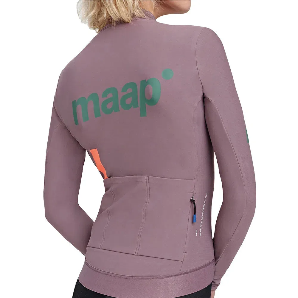 MAAP Training Thermal LS Women Jersey - Raisin AW2022