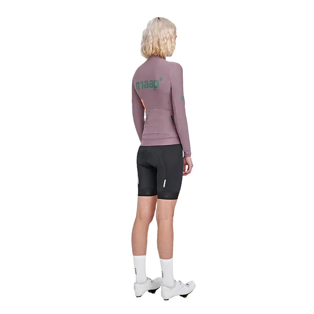 MAAP Training Thermal LS Women Jersey - Raisin AW2022