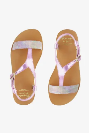 Manuela de Juan Auroras Girls Sandals (Size 27EU/10-10.5 left)