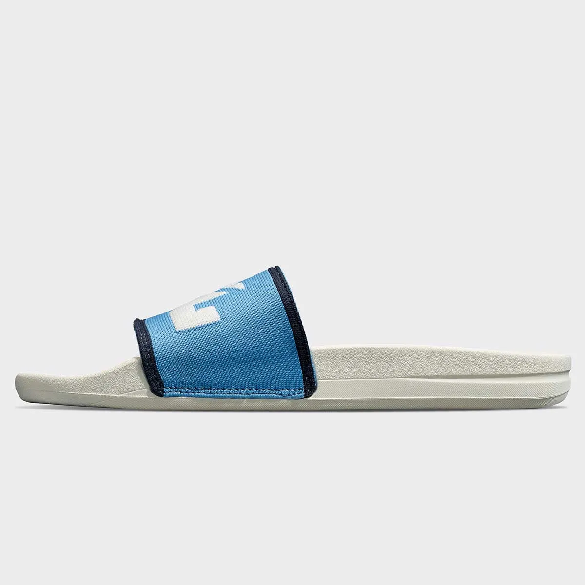 Men's Big Logo TechLoom Slide Ivory / Coastal Blue / Midnight