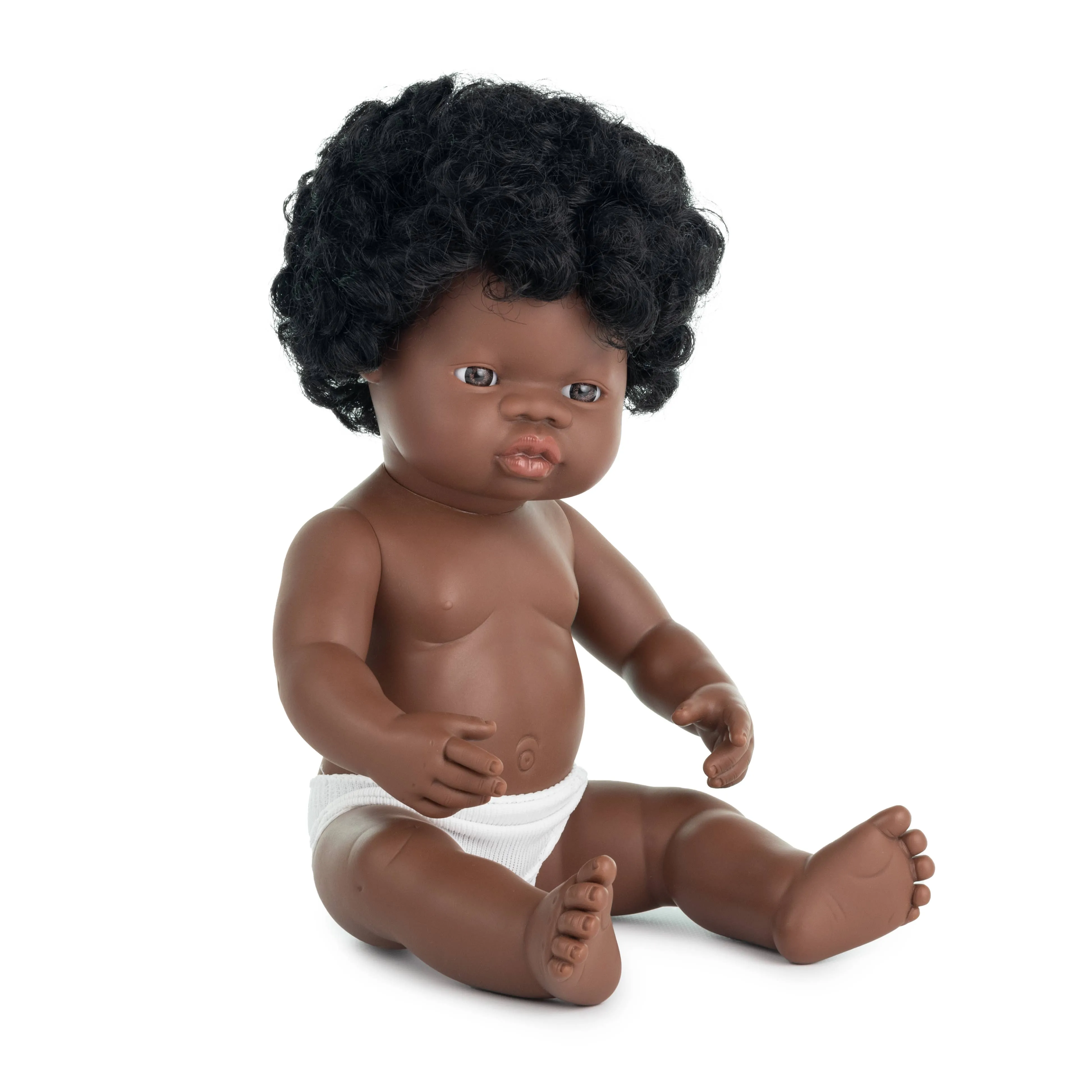 Miniland - Baby Doll African Girl 15''