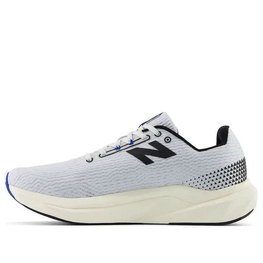 NEW BALANCE MEN'S  FUELCELL PROPEL V5 GREY/WHITE SHOES (WIDTH D)