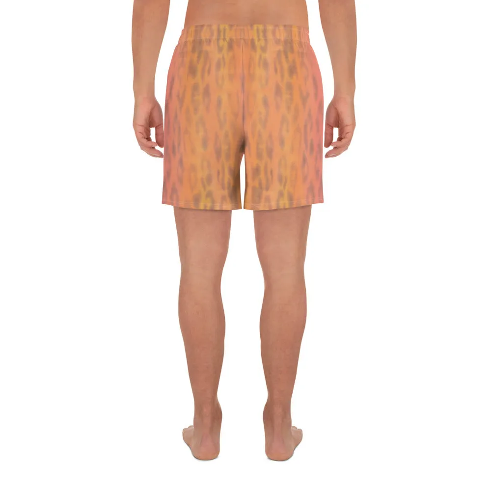 Ombre Leopard Mens Shorts