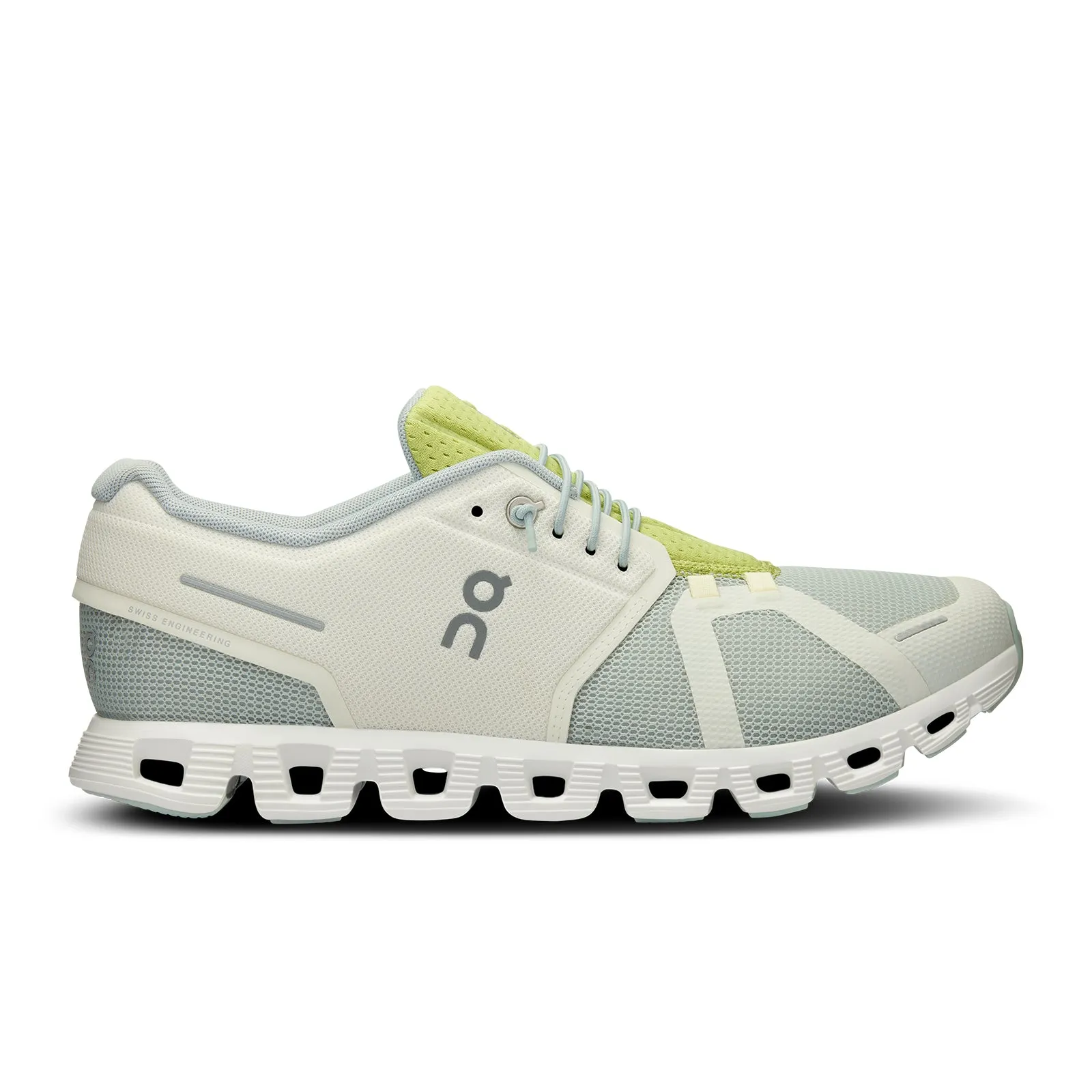 On Running Cloud 5 Push Running Shoe (Men) - Glacier/Zest