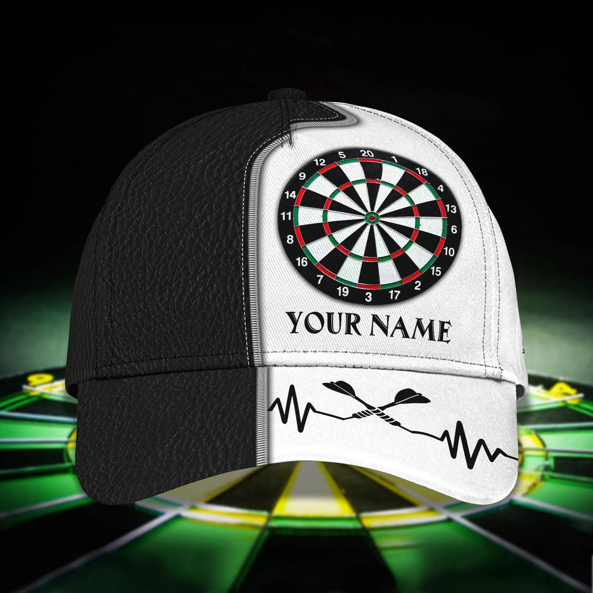 Personalized 3D Full Print Dart Cap For Men And Woman, Dart Lover Gifts, Dart Cap Hat