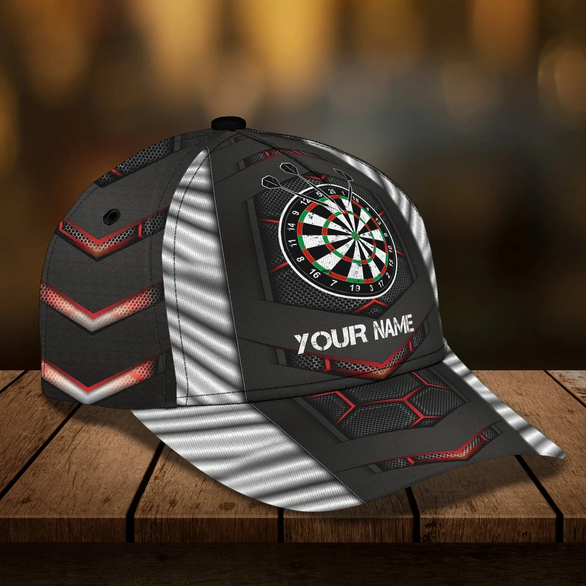 Personalized 3D Full Print Dart Cap For Men And Woman, Dart Lover Gifts, Dart Cap Hat