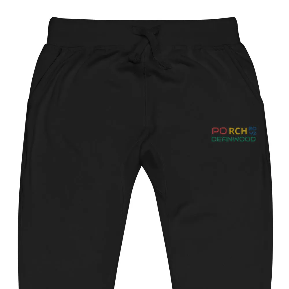 PorchBoyz DeanWood Unisex fleece sweatpants