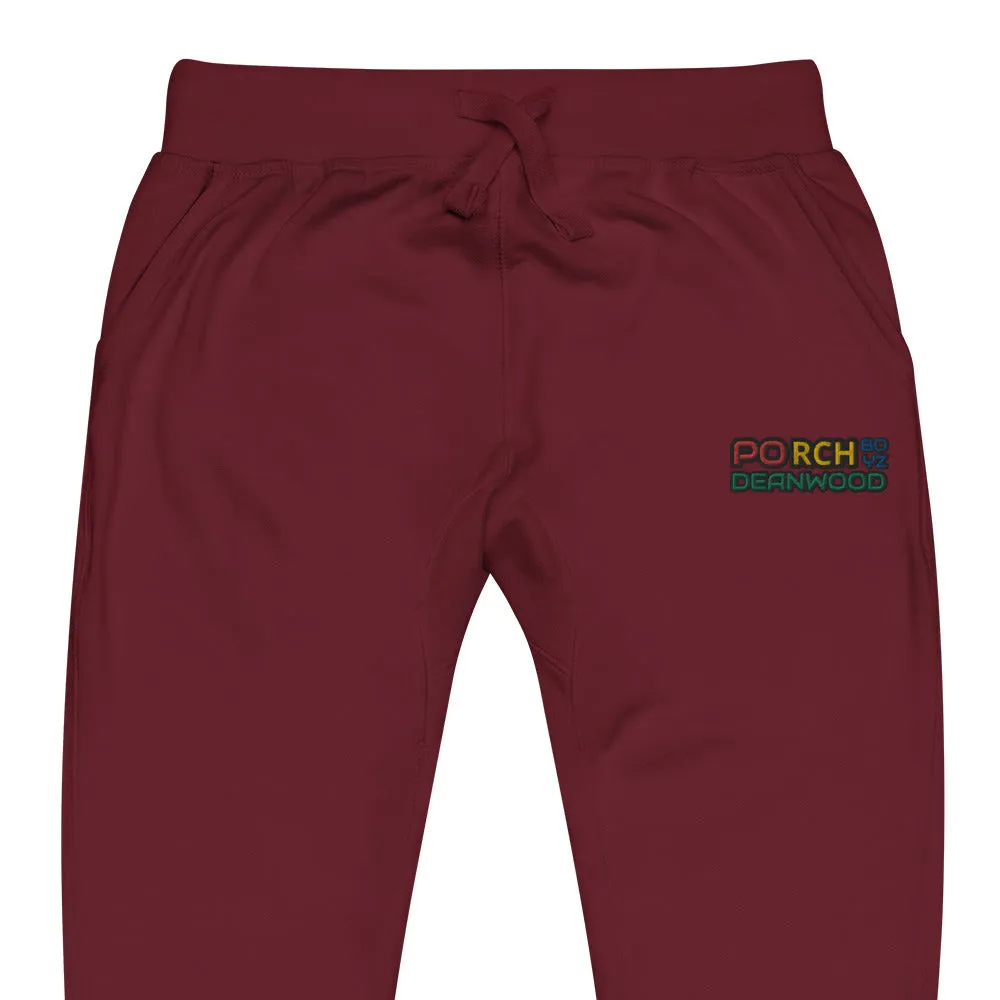 PorchBoyz DeanWood Unisex fleece sweatpants