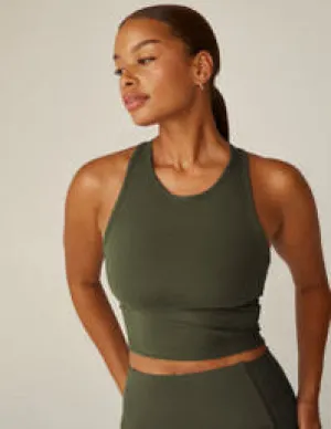 Powerbeyond Strive Cropped Tank Olive