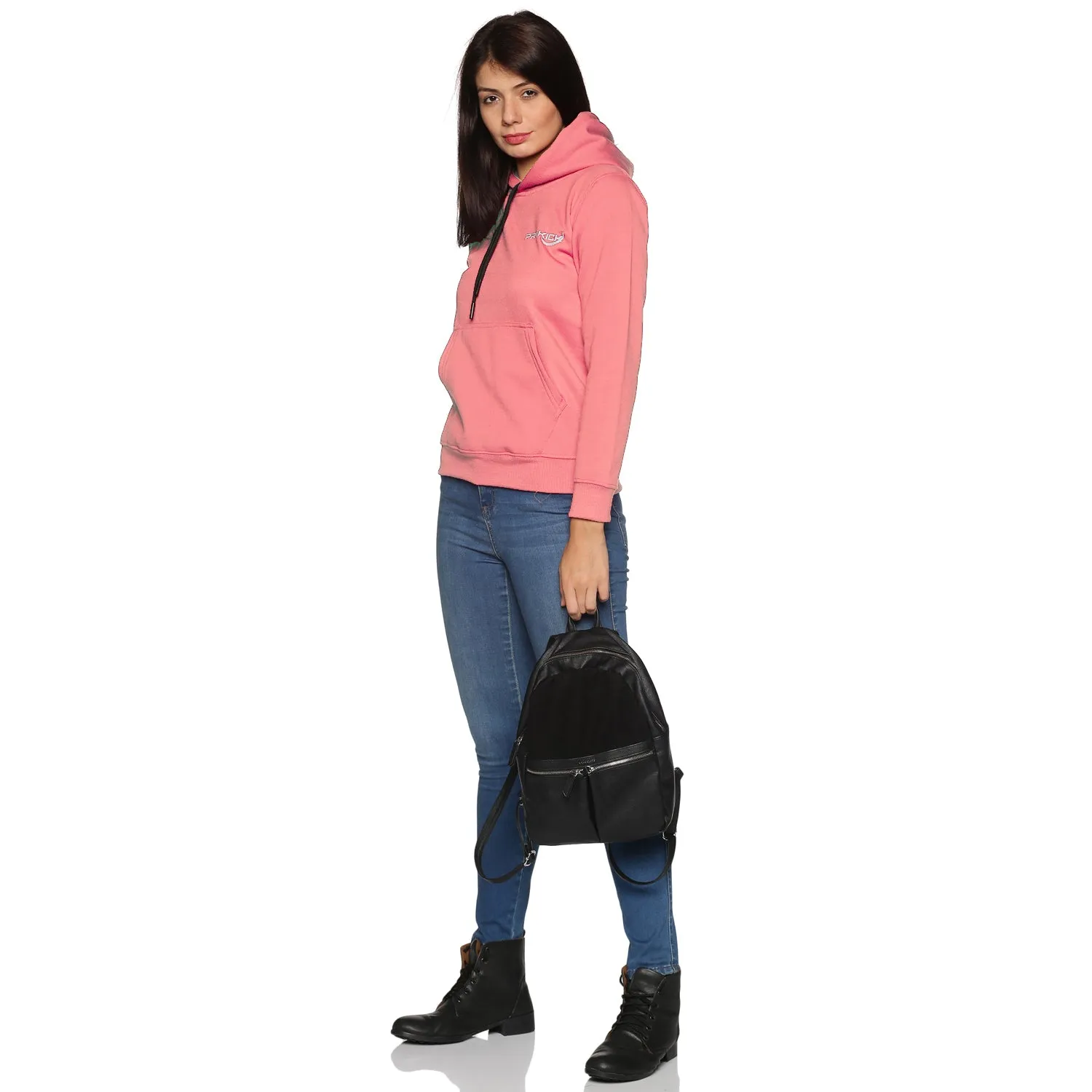 Prokick Sports Women Hooded Sweat Shirt , Pink