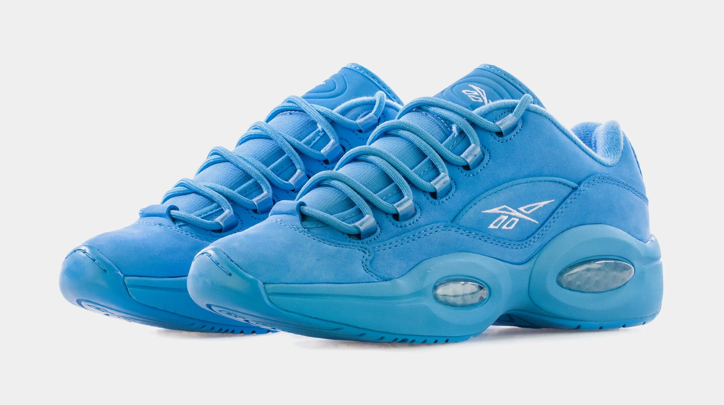 Question Low Mens Basketball Shoes (Blue)