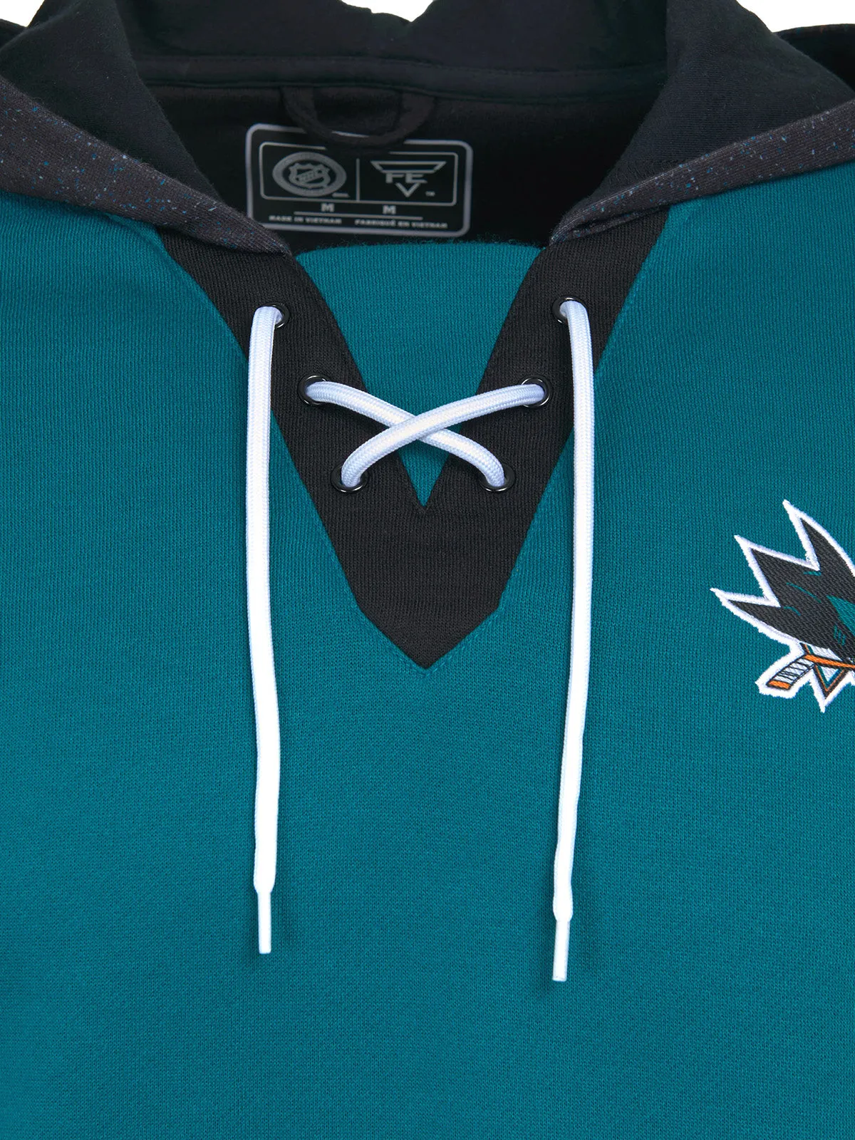 San Jose Sharks Lace-Up Hoodie